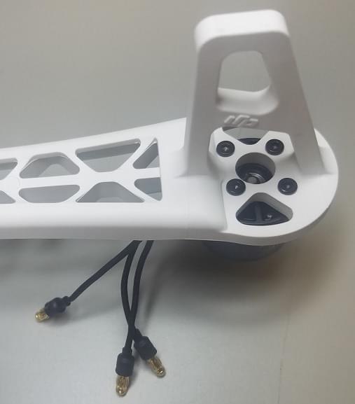 Attach motors to arms (white)