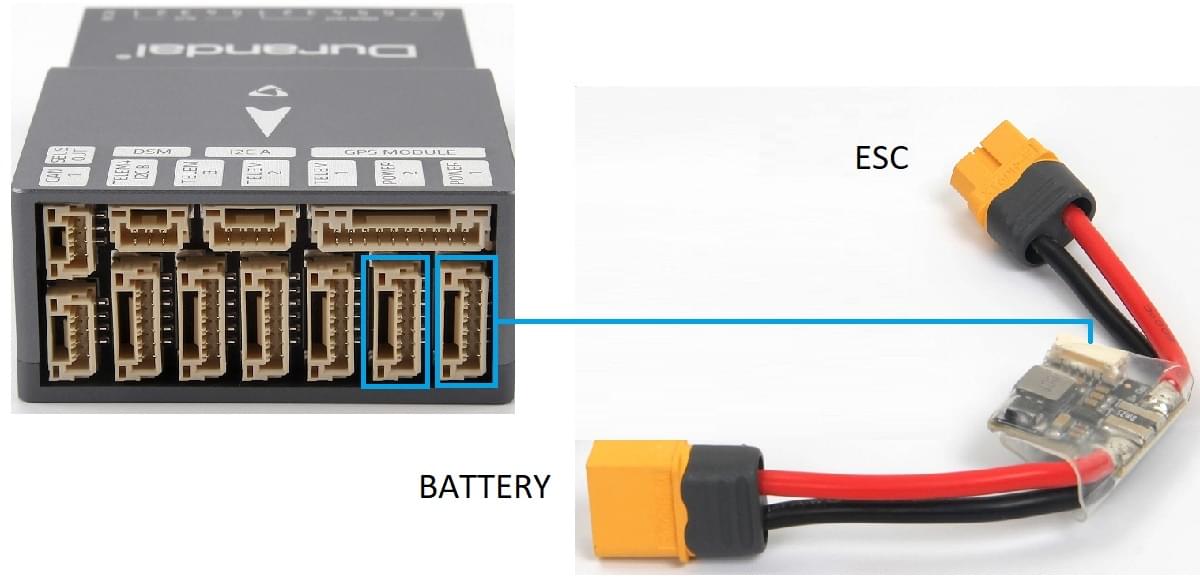 Durandal PM02v3 Power connections