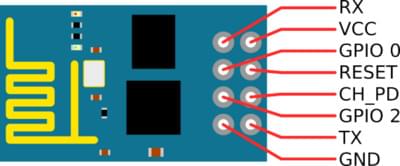 esp8266 wifi 모듈 핀배열