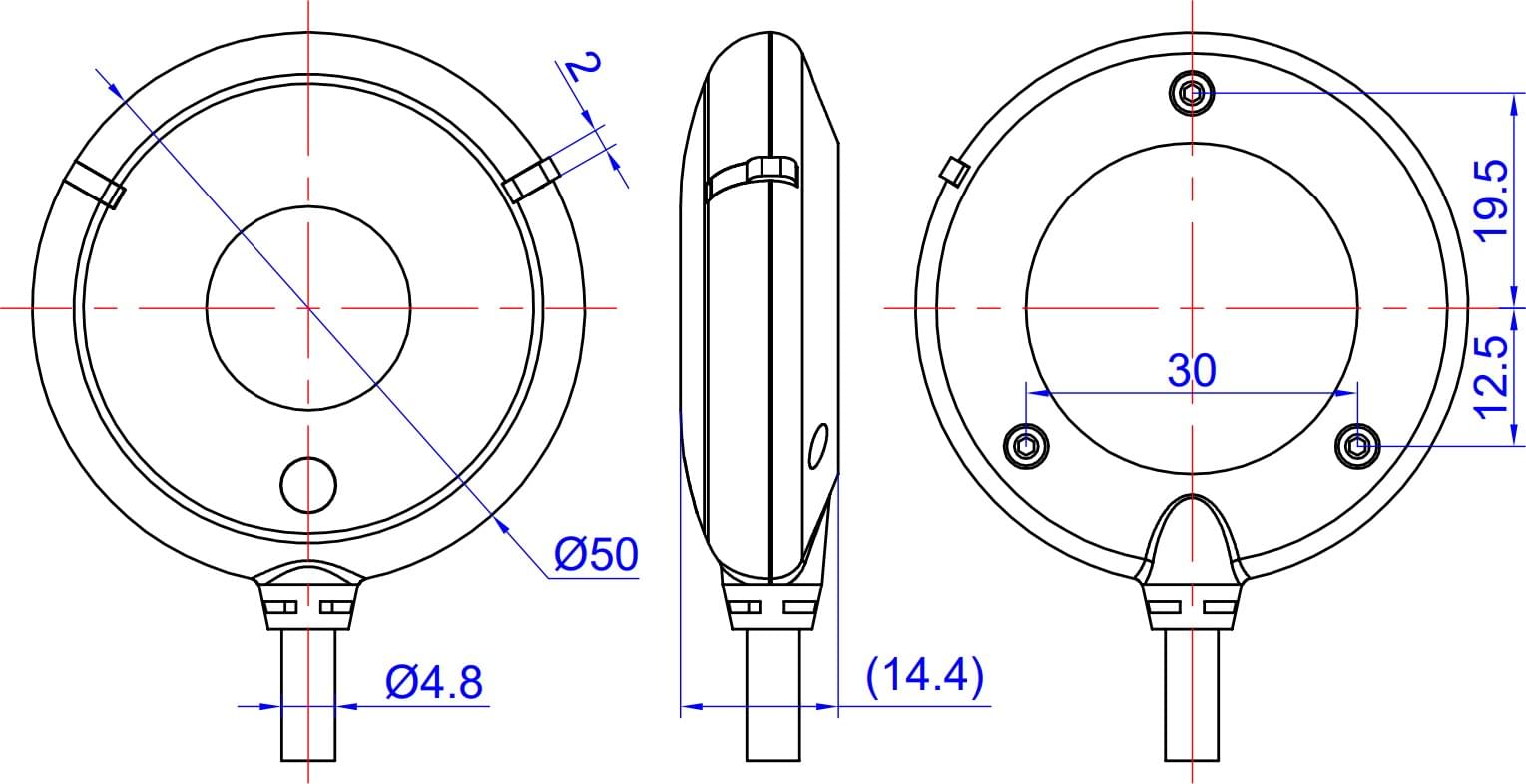 Image showing dimensions of both modules